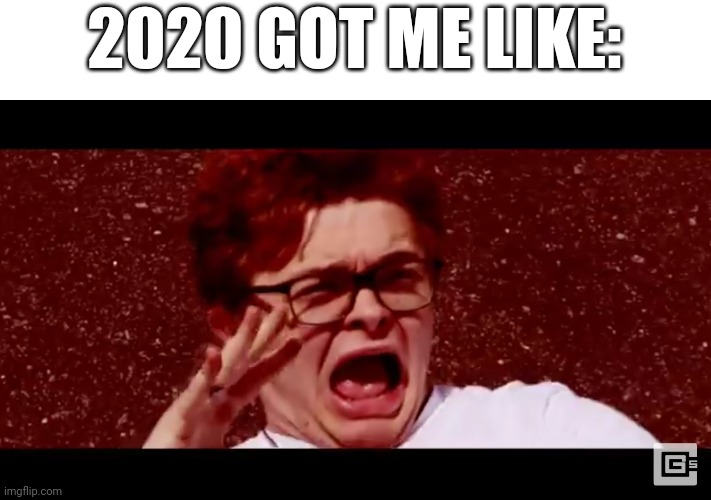Scared CG5 | 2020 GOT ME LIKE: | image tagged in reactions | made w/ Imgflip meme maker