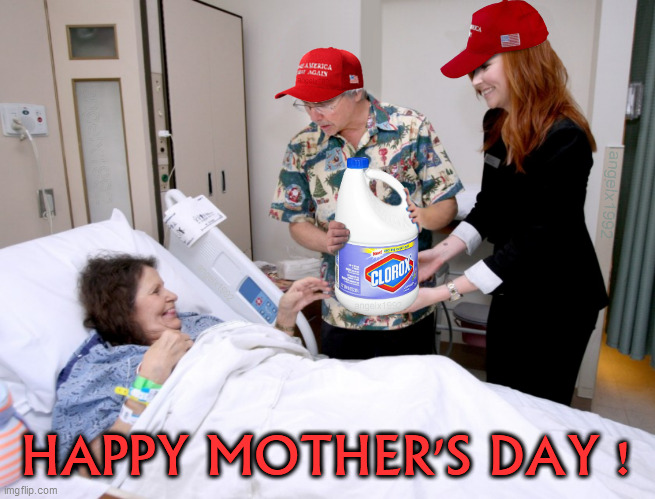 bleach injections | HAPPY MOTHER'S DAY ! | image tagged in bleach injections,mothers day,mother,mother's day,happy mother's day,coronavirus | made w/ Imgflip meme maker