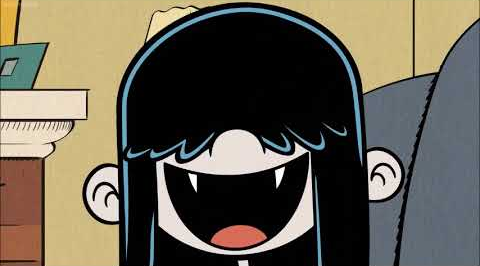 High Quality Lucy loud's fangs Blank Meme Template