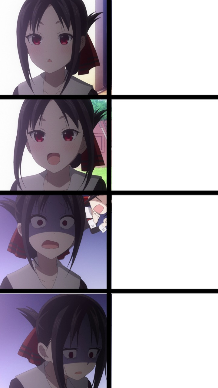 Anime Girl Happy To Sad Meme gambar ke 3