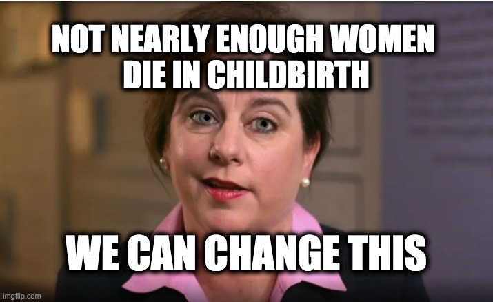 NOT NEARLY ENOUGH WOMEN 
DIE IN CHILDBIRTH; WE CAN CHANGE THIS | image tagged in memes,pro-life terrorism,gop,trump,republicans | made w/ Imgflip meme maker