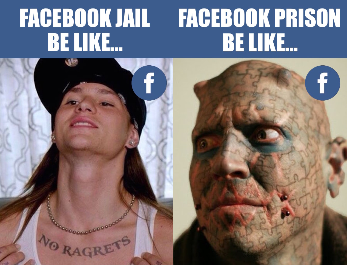 High Quality facebook-jail-be-like-facebook-prison-be-like Blank Meme Template