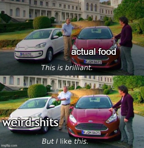 Child and Chinese People be like | actual food; weird shits | image tagged in this is brilliant but i like this,baby,chinese food,chinese,coronavirus meme,guess i'll die | made w/ Imgflip meme maker