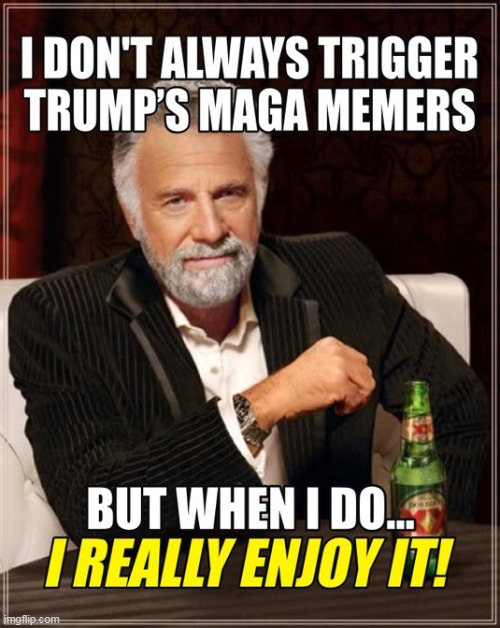 All In Good Fun! :) | image tagged in memes,politics,maga,donald trump,the most interesting man in the world | made w/ Imgflip meme maker