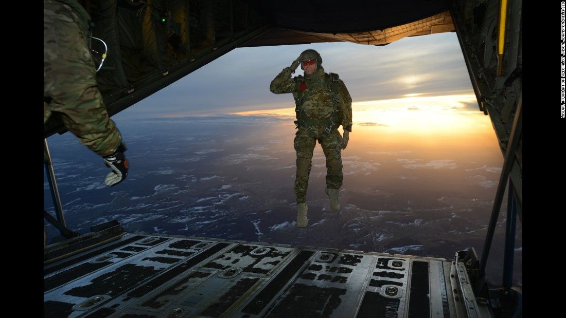 soldier jump from plane Blank Meme Template