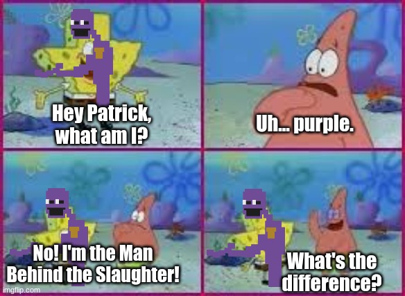 Spongebob Is The Man Behind The Slaughter Imgflip