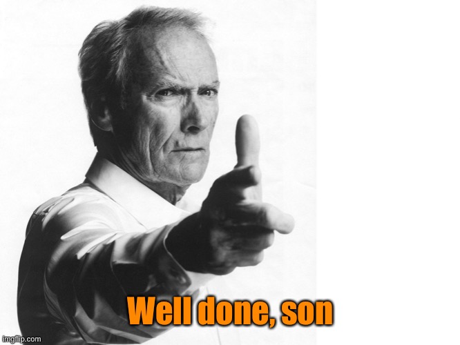WELL DONE SON! | Well done, son | image tagged in well done son | made w/ Imgflip meme maker