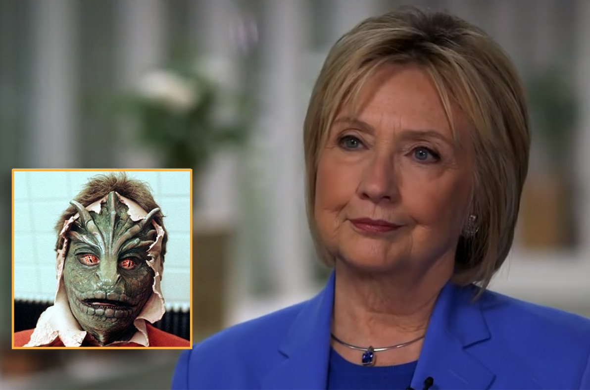 High Quality Reptile Hillary Clinton Blank Meme Template