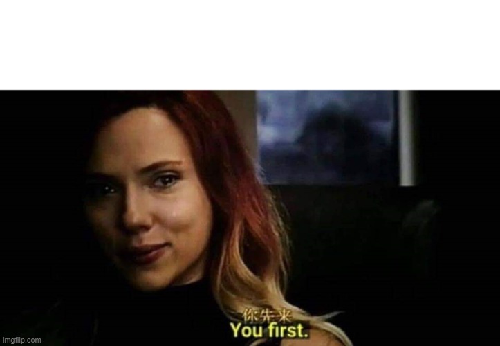 you first | image tagged in you first | made w/ Imgflip meme maker