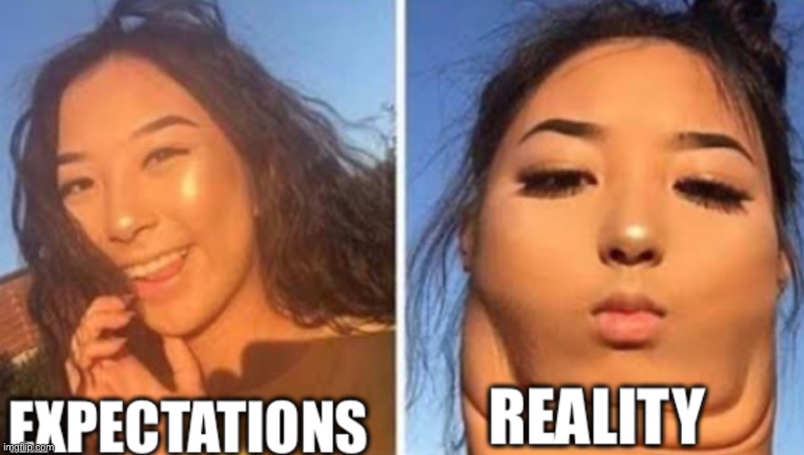 My sister be like | image tagged in funny,meme,cool,hahaa,expectation vs reality | made w/ Imgflip meme maker
