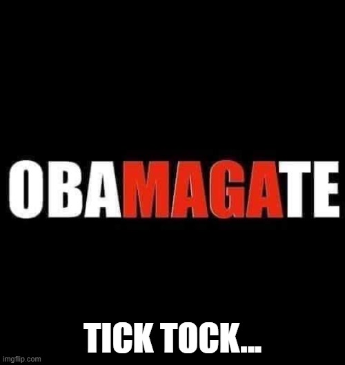 MUCH Bigger Than Watergate!! | TICK TOCK... | image tagged in politics,political meme,political humor,politicians,barack obama,democrats | made w/ Imgflip meme maker