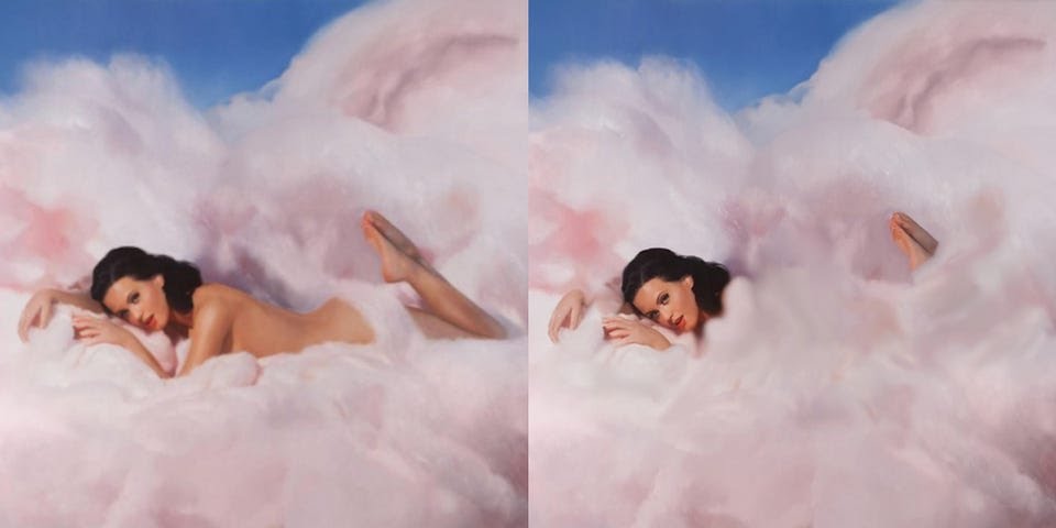 High Quality Teenage Dream album cover censored Blank Meme Template