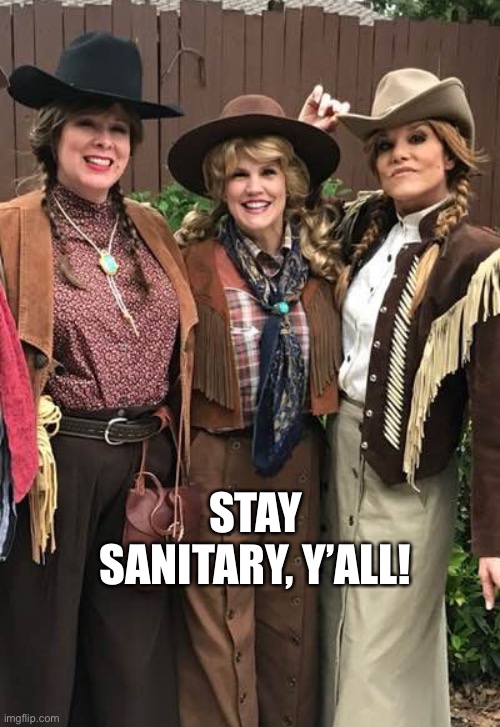 STAY SANITARY, Y’ALL! | made w/ Imgflip meme maker