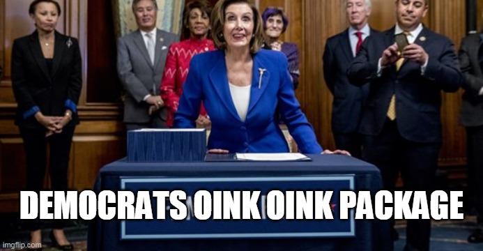 Oink Oink Pork Plans Democrats | DEMOCRATS OINK OINK PACKAGE | image tagged in oink oink pork plans democrats | made w/ Imgflip meme maker