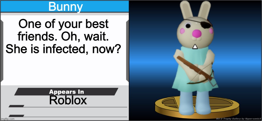 Smash Bros Trophy Imgflip - infected roblox