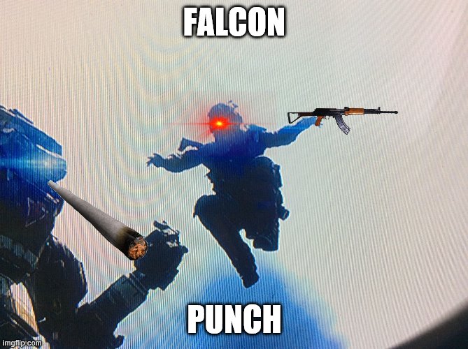 Titanfall yet | FALCON; PUNCH | image tagged in titanfall yet | made w/ Imgflip meme maker