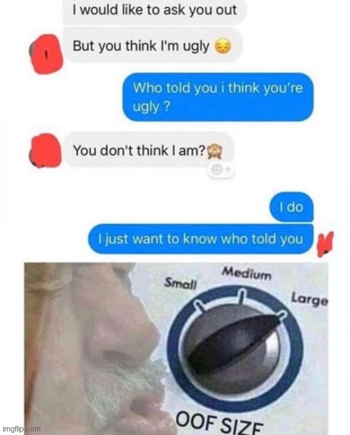 Oof | image tagged in ouch | made w/ Imgflip meme maker