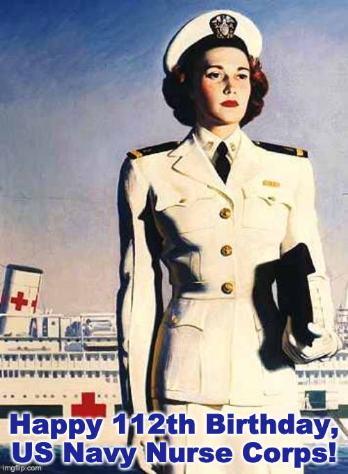 us navy nurse corps birthday 2020 | Happy 112th Birthday, US Navy Nurse Corps! | image tagged in 2020 birthday navy nurse corps,2020 nurse corps,navy nurse birthday 112 | made w/ Imgflip meme maker