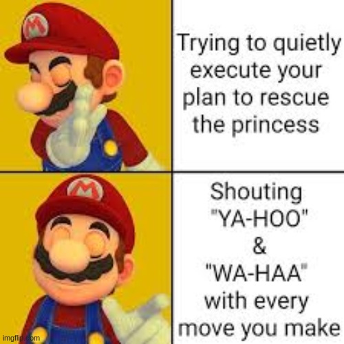 if mario was in the drake hotline bling | image tagged in mario,drake hotline bling | made w/ Imgflip meme maker