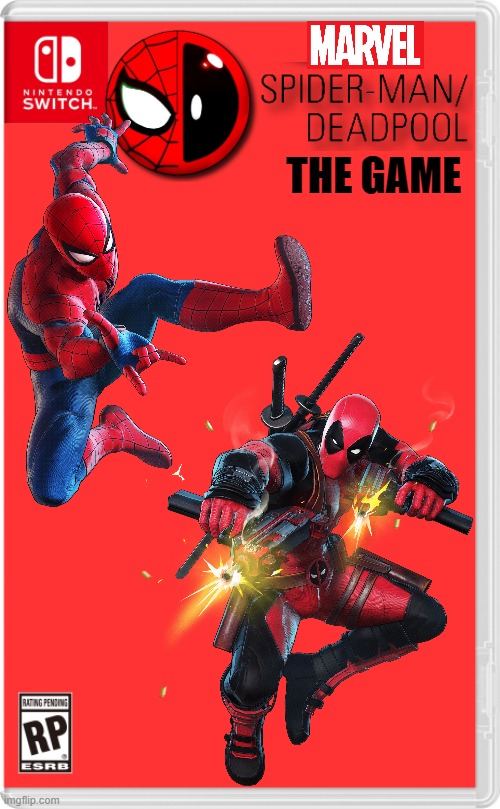 Marvel's very first action/comedy game! | THE GAME | image tagged in nintendo switch,spider-man,deadpool,marvel,marvel comics | made w/ Imgflip meme maker