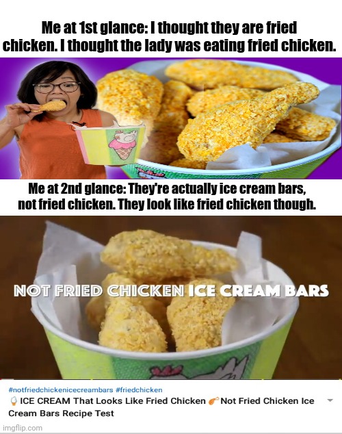 Not Fried Chicken” Ice Cream