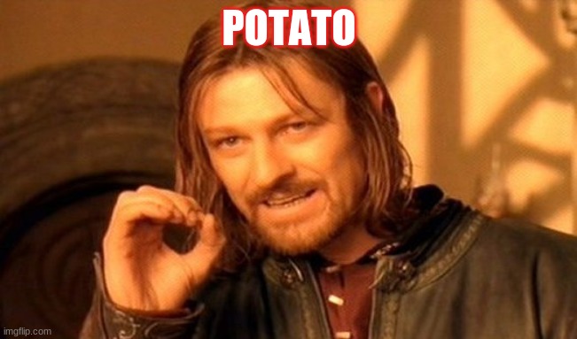 Yes | POTATO | image tagged in memes,one does not simply | made w/ Imgflip meme maker
