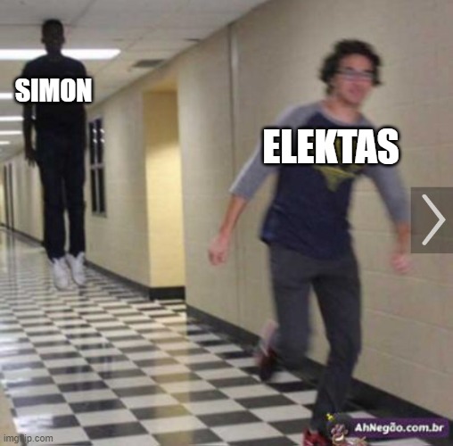 a book | SIMON; ELEKTAS | image tagged in running from shadow | made w/ Imgflip meme maker