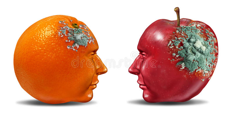 Orange Man Bad And The Rotten Apple Blank Meme Template