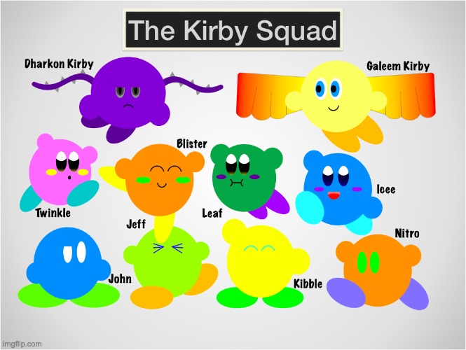 The Kirby Squad! | made w/ Imgflip meme maker