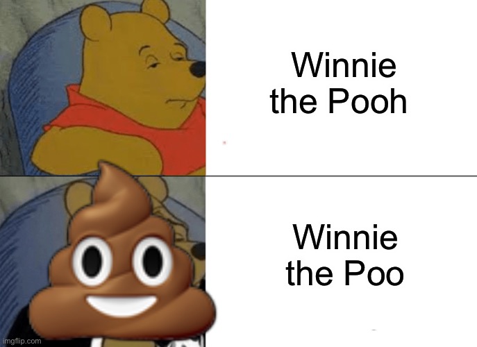I used to be 12 | Winnie the Pooh; 💩; Winnie the Poo | image tagged in memes,tuxedo winnie the pooh | made w/ Imgflip meme maker