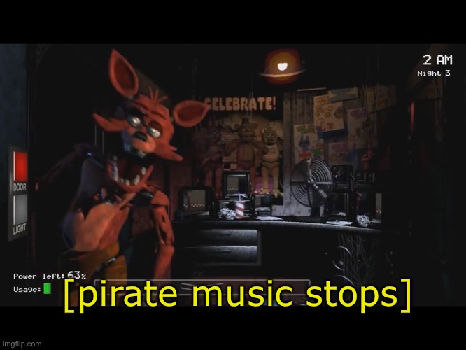 High Quality Pirate music stops Blank Meme Template