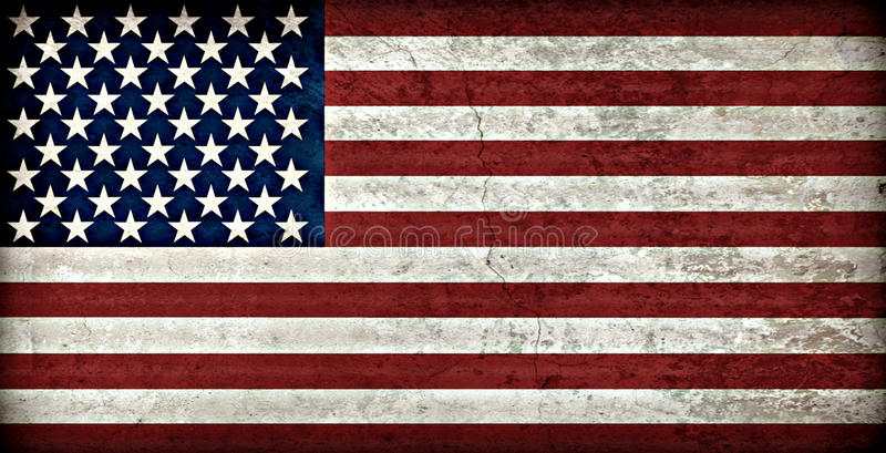 High Quality Battered American Flag Blank Meme Template