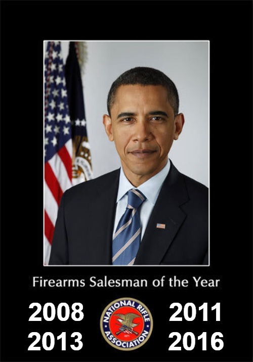 Firearms Salesman of the Year 2008-2016 | 2013            2016 | image tagged in firearms,salesman,gun rights,2nd amendment,tyranny,tyrant | made w/ Imgflip meme maker