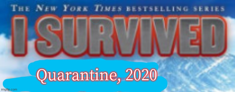 What if they made a "I Survived" book about one of us after quarintine? | Quarantine, 2020 | image tagged in lol so funny | made w/ Imgflip meme maker