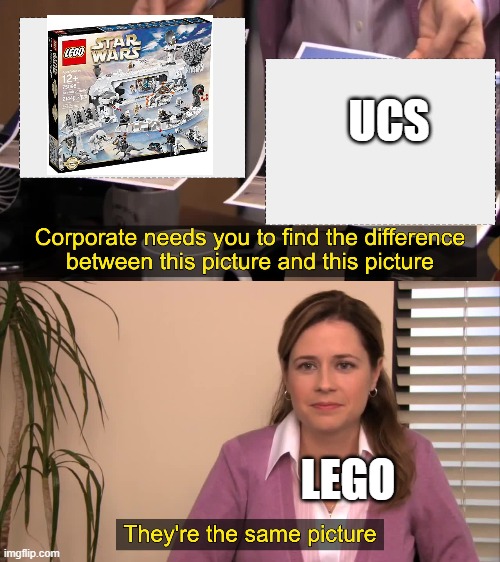 there the same picture | UCS; LEGO | image tagged in there the same picture | made w/ Imgflip meme maker