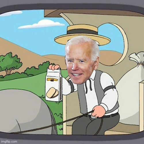 High Quality Pepperidge Biden Blank Meme Template