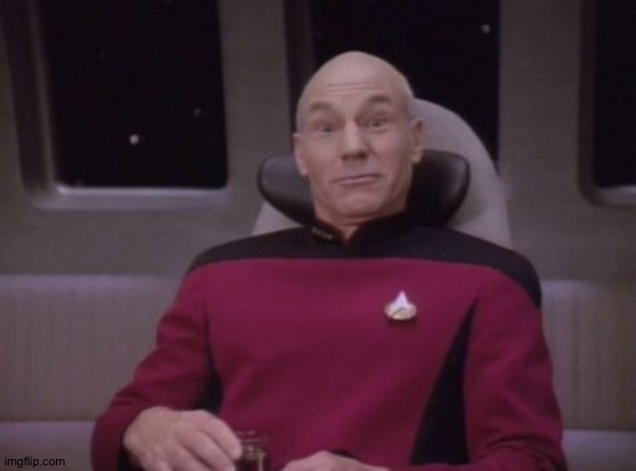 Picard suprised | image tagged in picard suprised | made w/ Imgflip meme maker