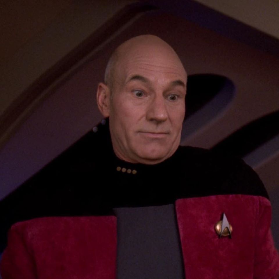 Picard Awkward Blank Meme Template