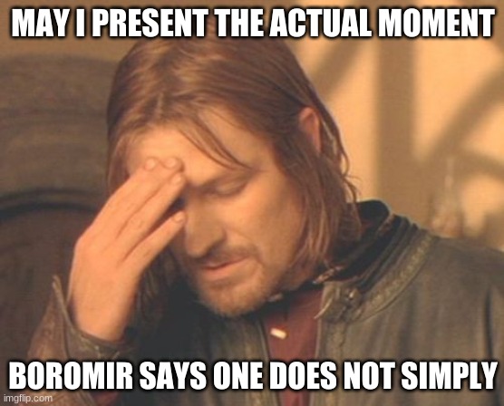 one does not simply walk into mordor gif