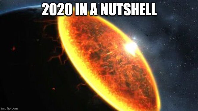 Can't wait for it to end | 2020 IN A NUTSHELL | image tagged in exterminatus | made w/ Imgflip meme maker