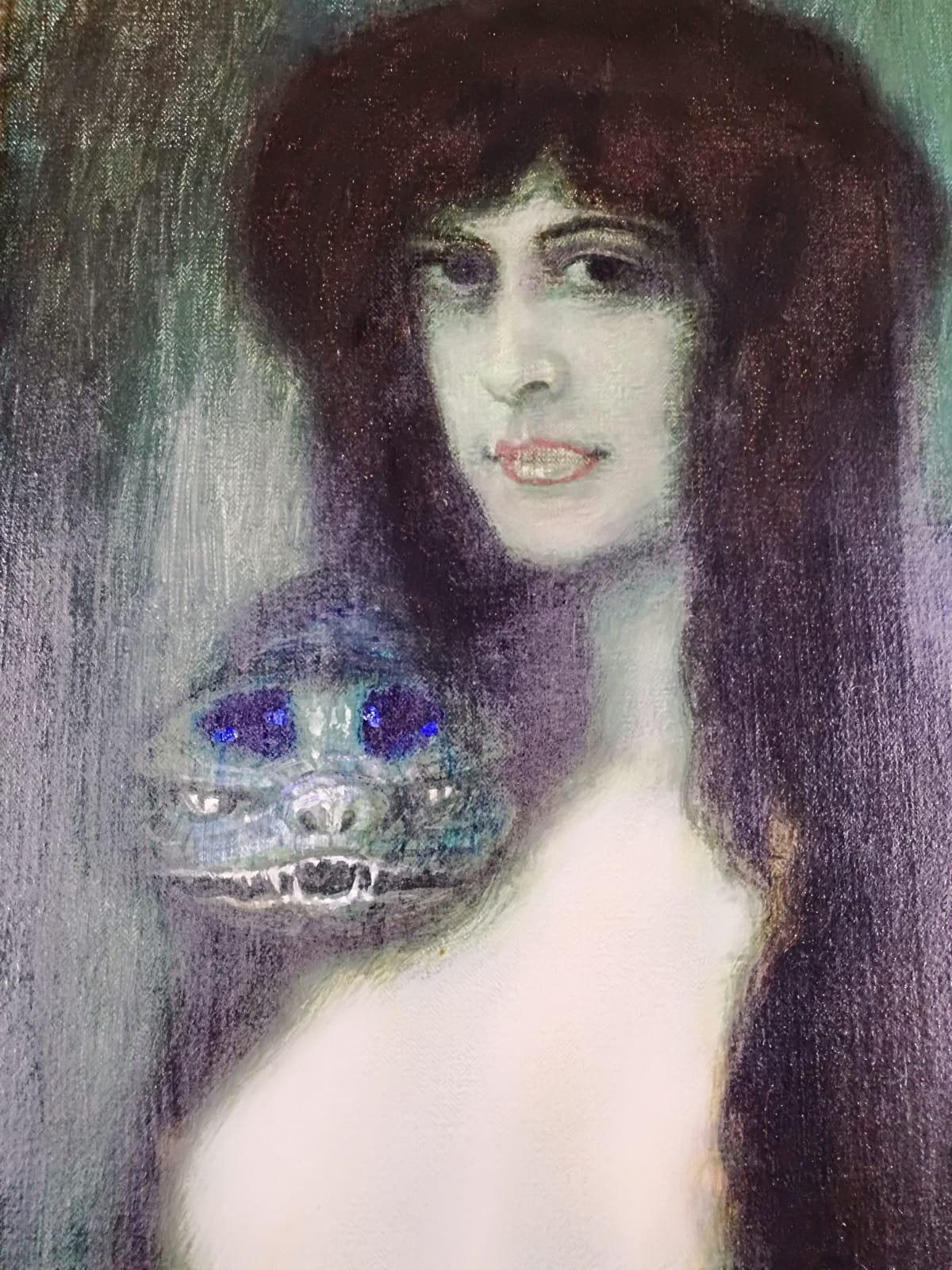 Il Peccato di Franz Von Stuck Blank Meme Template