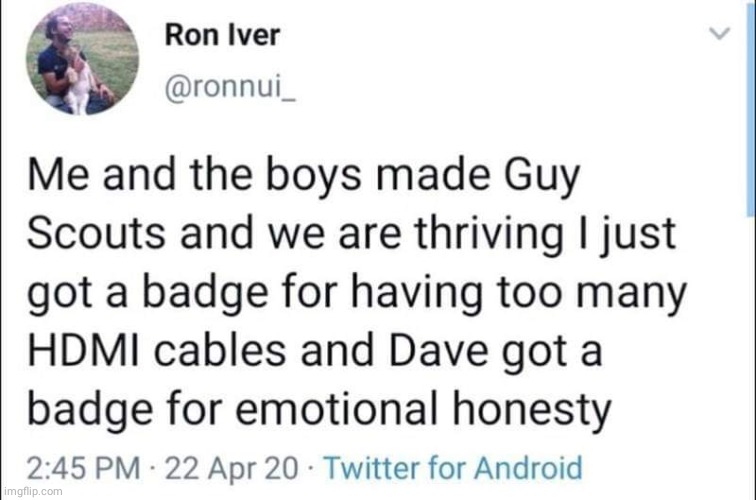 Guy Scouts | image tagged in boy scouts,guys | made w/ Imgflip meme maker