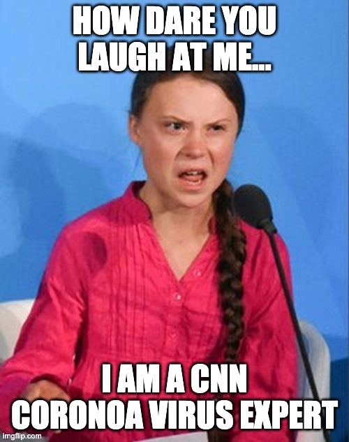 Greta Thunberg | image tagged in cnn fake news | made w/ Imgflip meme maker