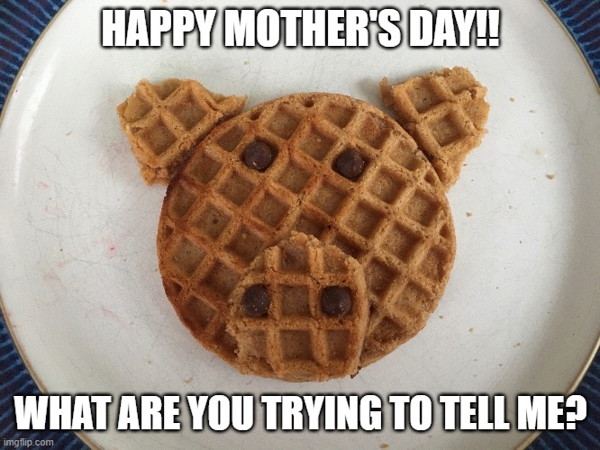 What's Cooking During Isolation | HAPPY MOTHER'S DAY!! WHAT ARE YOU TRYING TO TELL ME? | image tagged in snacky snack,happy mother's day,isolation | made w/ Imgflip meme maker