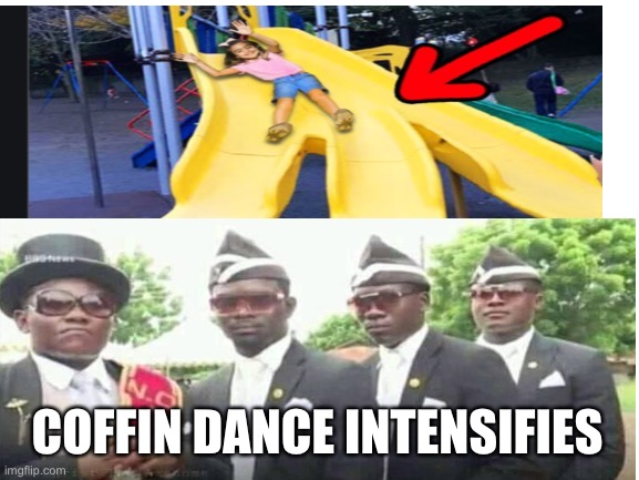 RIP | COFFIN DANCE INTENSIFIES | image tagged in rip,coffin dance | made w/ Imgflip meme maker