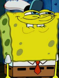 High Quality Spongebob's face be like Blank Meme Template