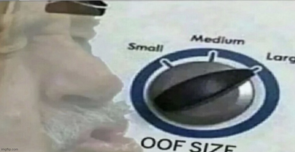 Oof Size | image tagged in oof size | made w/ Imgflip meme maker