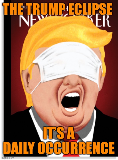 THE TRUMP ECLIPSE IT’S A DAILY OCCURRENCE | made w/ Imgflip meme maker