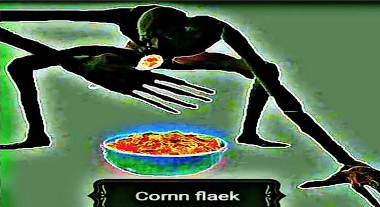 Corn Flaek Blank Meme Template