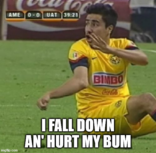 Efrain Juarez | I FALL DOWN AN' HURT MY BUM | image tagged in memes,efrain juarez | made w/ Imgflip meme maker
